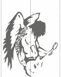 Пескоструйный рисунок Ангелы Феи 59